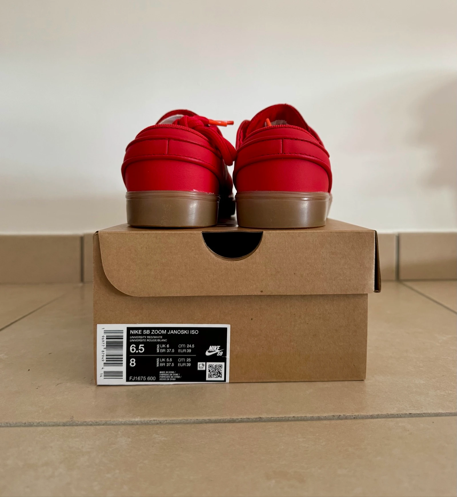 Nike SB Zoom Janoski OG+ ISO rode authentieke sneakers maat 39 – photo 5
